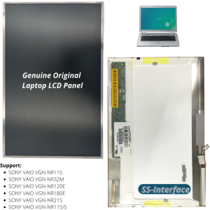 Layar LCD SONY VAIO VGN-NR11S NR32M NR120E NR180E NR21S NR11S monitor panel screen