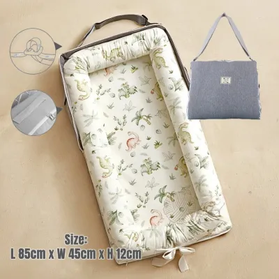 Baby Nest Lounger Cot Bed for Co Sleeping Portable Baby Bassinet Soft Breathable Newborn Lounger From 0-18 Months