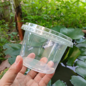 Hộp tròn 500ml UKP nhựa PP trong veo bền đẹp chịu nhiệt nắp kín khít tiện lợi dùng thực phẩm