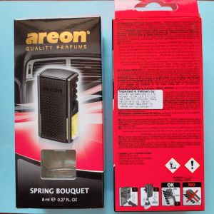 Nước hoa ô tô nhập khẩu hãng AREON kẹp cửa gió điều hòa (nhiều mùi) thiết kế nhỏ gọn sử dụng tiện lợi