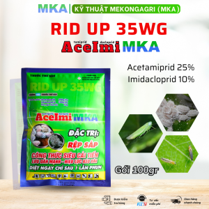 AceImi 35WG MKA diệt sạch rệp sáp quản lý rầy rệp bọ trĩ gói 100g