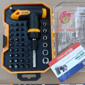 Bộ mũi vít đầu tuýp Tolsen 20036 có 41 chi tiết