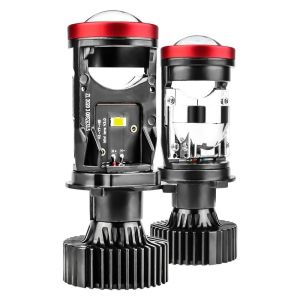 MINIFELE 262 Y7D LED H4 Bulbs Mini Lens 6500K Auto Car Lamps Projector Lens Bi Canbus Car Headlight
