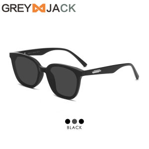 Grey Jack Kacamata Hitam Sunglasses Polarized Anti Silau UV400 Model Kotak Korean Style 58232