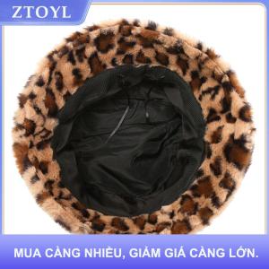 【ZTOYL】 Mũ khuôn mặt mùa đông của phụ nữ in báo nhỏ mũ của ngư dân mũ bồn tắm nhiệt đa năng của phụ nữ mũ xô sang trọng