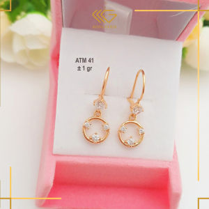 ANTING EMAS KADAR 8K DAN 6K MODEL BULAT BLINK KODE ATKMN 41