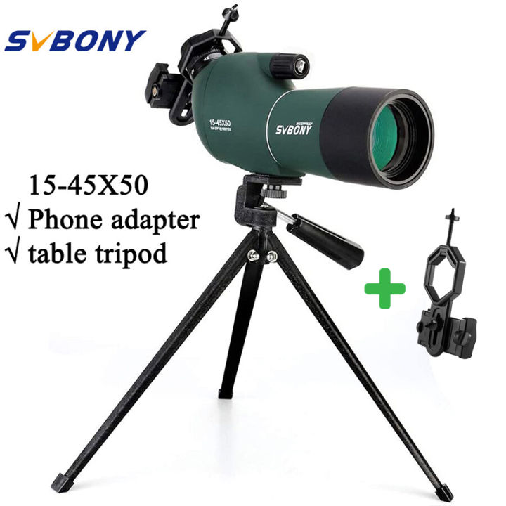 SVBONY SV28 High Power Spotting Scope Monocular 15-45x50/20-60x60/25 ...
