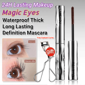 Waterproof Thick Long Lasting Definition Mascara Steel Pipe Eyelash Primer No Smudging And Makeup Removal 防水浓密持久定型睫毛膏