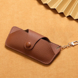 Sunglasses Pouch Kacamata Kulit Gantung Tas Premium Dompet Untuk Penyimpanan Kacamata Anti Gores Anti Pecah Tas Gantung Kacamata Case Portable