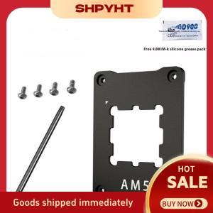 SHPYHT✨ Aluminum Universal AM5-AMD Desktop Chassis CPU Bending Correction Fixing Buckle Cover Apply To 7950X 7800X 7700X 7600X 7500F