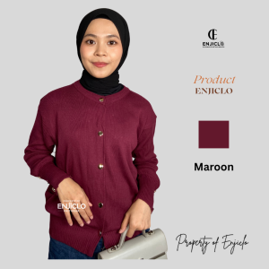 ENJICLO - Inara Cardigan Korean Style Knitwear Wanita Premium