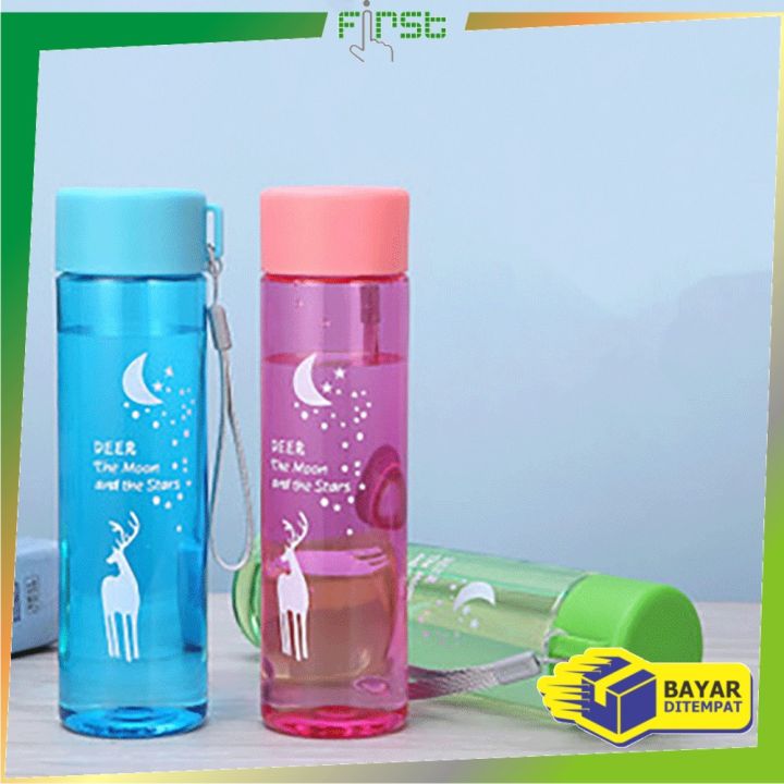 FH-C709 Botol Minum Portable 450ML Motif Karater Binatang Rusa Tumbler ...