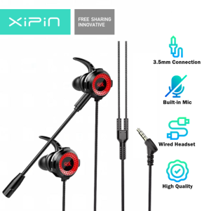 G2000 Gaming Earphones Stereo Sound Bass 3.5mm plug In Ear Wired with Microphone