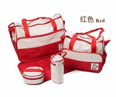 EMYSHOP88 5-in-1 Set Multi Function Baby Mommy Bags Changing Set Handbag
