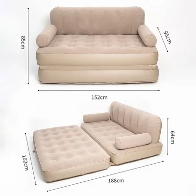 Inflatable Cheese Bed Outdoor Air Bed Folding Camping Sofa Tent Air Cushion Live Pump