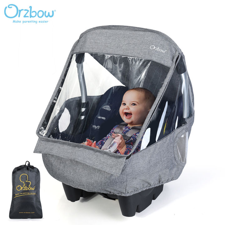 Orzbow Baby Car Seat Rain Cover Infant Stroller Weather Shield Waterproof Windproof Breathable Lazada PH