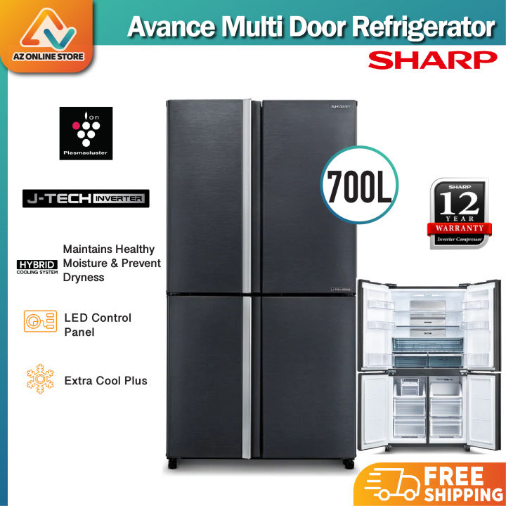 [ NEW MODEL ] Sharp 700L J-Tech Inverter Technology 4 Door Refrigerator ...
