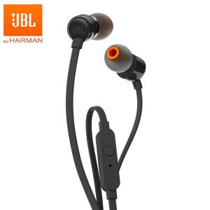 JBŁ T110 3.5mm Wired Earphones Stereo Deep Bass Earbuds Sports Earphone In-line Control with Mic