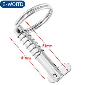 E-WOITD  8mm bset matel Marine lớp 316 thép không gỉ nhanh chóng phát hành pin cho thuyền bimini Top boong bản lề Marine phần cứng BOA