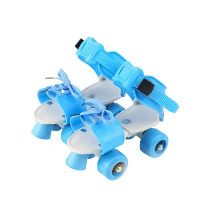 (COD/Hot sales) New Roller Skates Childrens Skating Shoes Double-row Four-wheel Outdoor Drum Sports Skate Shoes Skating Beginner Ice-skate Roller skates