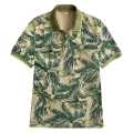 Kaos Polo Distro Dewasa Motif Daun Eksotis Lengan Pendek - COD Tersedia. 