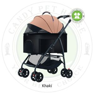 Pet Stroller Foldable Detachable  Pet Trolley Cat Stroller Dog Stroller Pet Carrier-(Code:YLE-747)