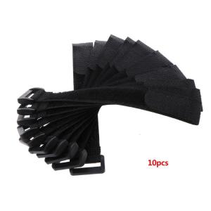 10 Pcs/Set Fishing Rod Strap Fixing Belt Magic Sticker Elastic Universal Pole Ti