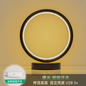 Đèn Led vòng tròn dùng làm đèn ngủ và trang trí nội thất phòng thêm sang chảnh