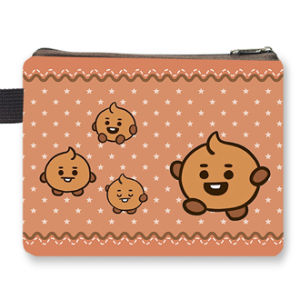 Dompet Pouch Seri BTS (JUAL PER 5PCS) Aneka Karakter Dompet Anak Dompet Suvenir Mini Wallet Souvenir Gift Tata RJ Mang Koya Chimmy Cooky Shooky Van