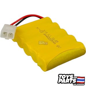 แบตเตอรี่รถบังคับ 6.0โวลต์ 4000 มิลลิแอมป์ ปลักแบบ 2 รู (ทามิย่า) ขนาดถ่าน AA 5 ก้อน แพ๊คแบบเรียง เป็นถ่าน NIi-CD  (ส่งจากกรุงเทพ)