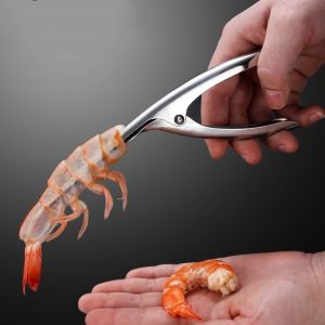 Kitchen Appliance Stainless Steel Shrimp Peeler Prawn Peeler Line Cutter Cleaning Shrimp Line Fishing Lobster Peel Seafood Tool