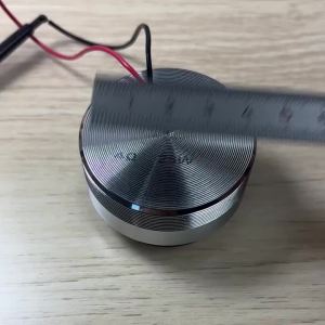 1Pcs Resonance Speaker 2 InchStrong Bass Louderspeaker All Frequency Vibration Sound Transducer Exciter Speaker Driver Sliver