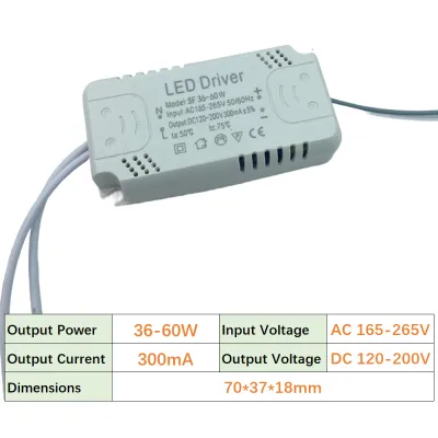 Fast Delivery⚡Wholesale LED Driver 300mA No Flicker 8-24W 20-36W 30-50W 36-60W 50-70W 60-80W LED Power Supply Unit Lighting For Driver Led Light