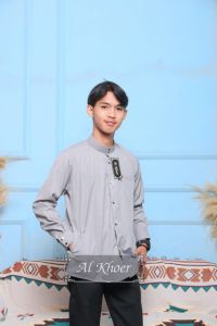 kemeja sultan kemeja temurah kemeja embos warna abu kemeja pria dewasa