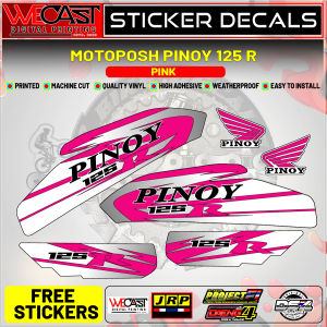 WECAST Motoposh pinoy 125 R Tank Decals Sticker for Motorcycle Accessories High Quality