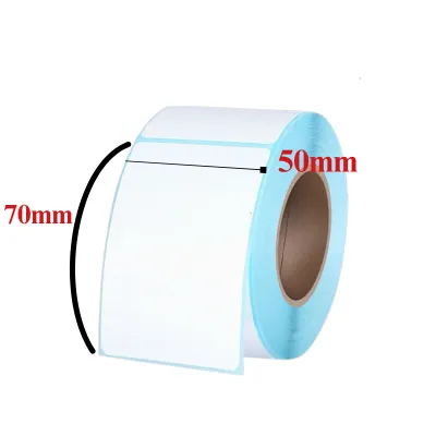 Waterproof Adhesive Thermal Label Sticker Paper Supermarket Price Blank Label Direct Print Price Label