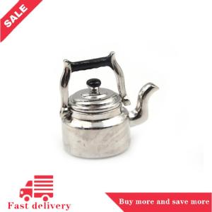 [COD] 1 12 Dollhouse Miniature Tea Kettle Tea Pot Pretend Play Furniture Toys