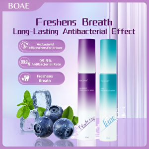 Oral Freshener Spray Fresh Breath Portable Long-Lasting Fragrance Mouth Spray Oral Freshener一喷爆香口腔喷雾