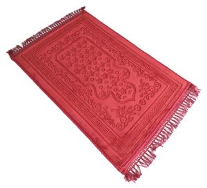 Non Slip Sejadah Tebal Embossed- Thick Prayer Mat with Padded Cushion