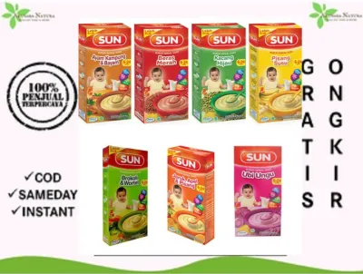 PAKET 3 PCS Sun Bubur Sereal Susu 120g / Sun bubur MPASI 6 bulan ke atas