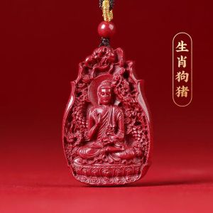 Mặt dây chuyền Phật hoàng đạo bằng quặng thiếc tự nhiên hàm lượng cao bùa hộ mệnh mười hai cung hoàng đạo bán buôn