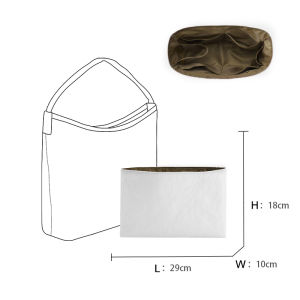 For Goyard Bohème Hobo Handbag Organizer Travel Makeup Microfiber Paper Inner Liner bag Tidy up Travel Insert Bag Storage Liner DIY Bags Accessories