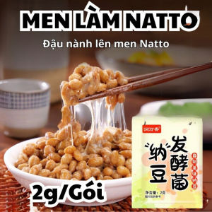 men làm natto tại nhà đậu nành lên men 2g đậu tương lên men