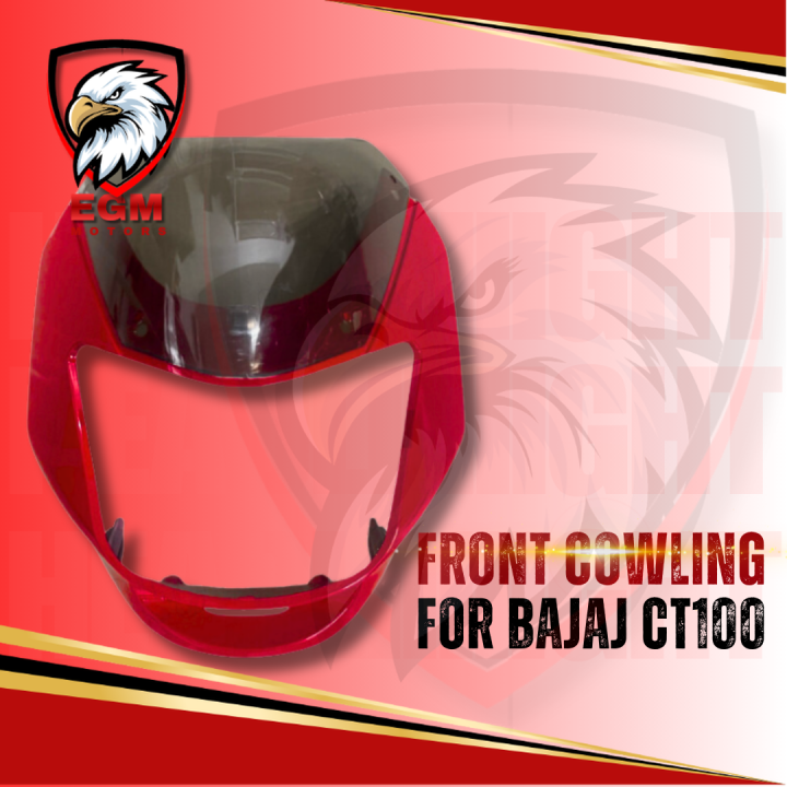 [EGM MOTORCYCLE] MOTORCYCLE FRONT COWLING CT100/BAJAJ | Lazada PH