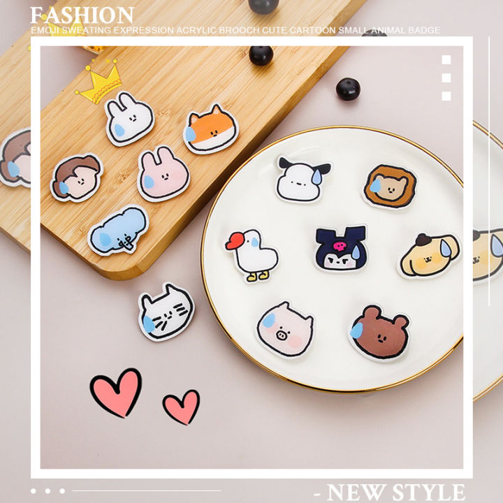 New cute emoji newest brooch