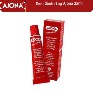Kem đánh răng Ajona Stomaticum Đức 25ml giảm hôi miệng ngừa viêm nướu làm sạch vôi răng chống sâu răng bảo vệ lợi dùng cho mọi lứa tuổi