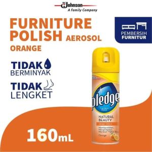 Pledge Furniture Polish Aerosol Orange 160gr