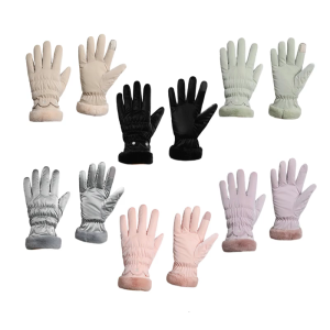 Phụ Nữ Găng Tay trượt tuyết Găng tay mùa đông dày găng tay đi tuyết Windproof coldproof màn hình cảm ứng thể thao thermals găng tay cho trượt tuyết