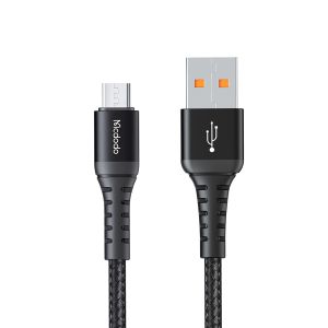 Mcdodo USB-A to Micro USB Cable Fast Charging Braided Nylon 0.2m Data Cable CA-2280