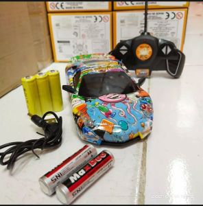 COD mainan mobil remote control anak laki murah bisa di cas abstrak batrai